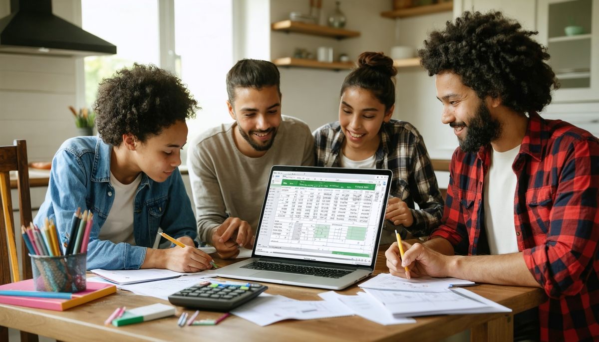 Aile bütçesi örneği: ortak harcamalar ve çocuk giderleri planı