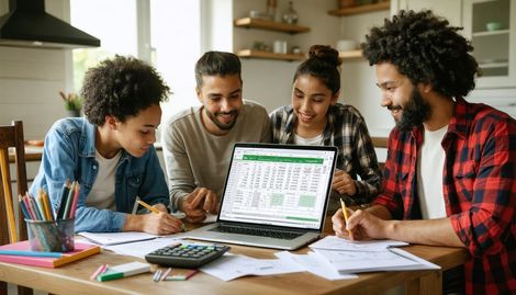 Aile bütçesi örneği: ortak harcamalar ve çocuk giderleri planı