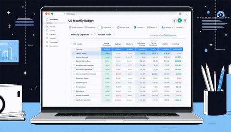 ABD için Aylık Bütçe Şablonu: Excel ve Google Sheets ile Kolay Planlama